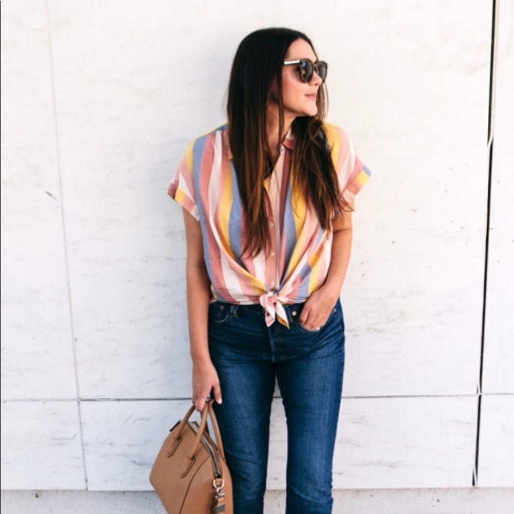 Madewell tie tee